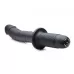 Черный вибратор The Large Realistic 10X Silicone Vibrator with Handle - 30,5 см черный 