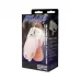 Белая клетка для пениса Silicone Small 2 in Cock Cage With Ball Divider белый 