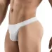 Белые перфорированные трусы-тонги Clever Ambar Thong белый S