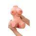 Реалистичный мастурбатор в форме женского тела с 2 любовными входами телесный 