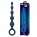 Синяя анальная ёлочка с кольцом 5 Beads Anal Bead - 20,4 см синий 