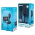 Черная пробка для ношения с вибрацией Snug Plug 4 - 14 см черный 