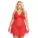Полупрозрачная сорочка Berta синий XXXL