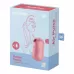 Розовый вакуум-волновой вибростимулятор Cotton Candy розовый 