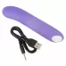 Фиолетовый мини-вибратор Flashing Mini Vibe - 15,2 см фиолетовый 