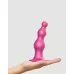 Розовая насадка Strap-On-Me Dildo Plug Beads size L розовый 