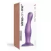 Фиолетовая насадка Strap-On-Me Dildo Plug Curvy size L фиолетовый 