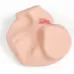 Телесный вибромастурбатор-полуторс Maria Onehole Real Vagina с двойным слоем материала телесный 