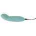 Аквамариновый мини-вибратор Cuties G-Spot Vibrator - 15,5 см аквамариновый 