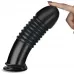 Черная анальная втулка 8 King Sized Anal Bumper - 22,5 см черный 