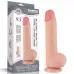 Телесный фаллоимитатор 9.5 Sliding Skin Dual Layer Dong - 24 см телесный 