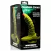 Фантазийный фаллоимитатор Swamp Monster Green Scaly Silicone Dildo - 23,9 см зеленый 