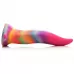 Фантазийный люминесцентный стимулятор-язык Unicorn Kiss Unicorn Tongue Glow-in-the-Dark Silicone Dildo - 21,3 см разноцветный 