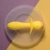 Желтая анальная вибропробка Mellow Yellow - 13,5 см желтый 