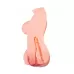 Реалистичный мастурбатор в форме женского тела с 2 любовными входами телесный 