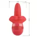 Красный вибратор с подвижным язычком Obelia красный 