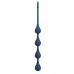 Синяя анальная ёлочка с кольцом Waterdrop Anal Balls 30 mm M - 33,5 см синий 