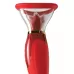 Красный двухсторонний вибростимулятор Ultimate Pleasure 24K Gold Luxury Edition - 25 см красный 