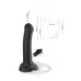 Черный фаллос с имитацией эякуляции Silicon Cum Dildo L - 19,6 см черный 