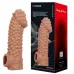 Насадка на фаллос с бугорками Cock Sleeve 004 Size M - 15,6 см телесный 