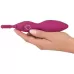 Ярко-розовый клиторальный вибратор с 3 насадками Spot Vibrator with 3 Tips - 17,9 см ярко-розовый 