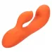 Оранжевый вибромассажер Stella Liquid Silicone Dual “G” - 17,75 см оранжевый 