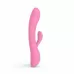 Розовый вибратор-кролик Bunny   Clyde - 22,5 см розовый 