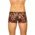 Мужские трусы-боксеры из сетки с яркими розами Rose Boxer черный S