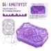 Фиолетовый мастурбатор-стимулятор Tenga Uni Amethyst фиолетовый 