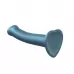 Голубой фаллоимитатор Mono Density Dildo Size M - 16 см голубой 
