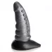 Серый фантазийный фаллоимитатор Beastly Tapered Bumpy Silicone Dildo - 21 см серый 