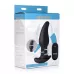 Черная анальная вибропробка с эффектом римминга Gyro M Curved Rimming Plug - 13,7 см черный 