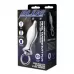 Металлический плаг с кольцом Stainless Steel Metal Tapered Butt Plug With Loop Hardware - 10 см серебристый 