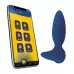 Синий анальный вибратор Little Rocket II + APP синий 