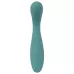 Бирюзовый вибратор для точки G The Magician G-Spot Vibrator - 19 см бирюзовый 