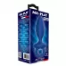 Синяя анальная пробка с кольцом Butt Plug with Loop L - 15,7 см синий 