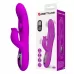 Лиловый вибромассажёр-кролик со стимуляцией точки G Yalanda - 23,9 см лиловый 