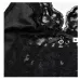 Коротенькая сорочка Laluna с кружевом черный L-XL