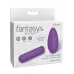 Фиолетовая вибропуля с пультом Rechargeable Remote Control Bullet - 7,62 см фиолетовый 