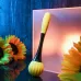 Черно-желтый двусторонний вибратор Sunflower - 20 см черный с желтым 