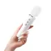 Белый жезловый вибромассажёр Wand Massager - 19 см белый 