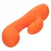Оранжевый вибромассажер Stella Liquid Silicone Dual “G” - 17,75 см оранжевый 