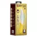 Силиконовый вибратор Banana Geek - 19,5 см белый с желтым 