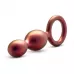 Коричневый анальный стимулятор Duo Loop Copper Anal Plug - 13,3 см коричневый 