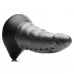 Серый фантазийный фаллоимитатор Beastly Tapered Bumpy Silicone Dildo - 21 см серый 