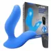 Синий вибромассажер простаты 3,5’’ Remote Control Curve P-spot Massager - 12 см синий 