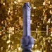 Фиолетовый вибратор на присоске с поступательными движениями Pleasure Rider - 22,2 см фиолетовый 
