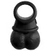 Кольцо-утяжелитель Swinging Silicone Balls черный 