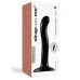 Черный фаллоимитатор-насадка Strap-On-Me P G spot Dildo size S - 16,4 см черный 