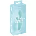 Бирюзовый мини-вибратор с клиторальным отростком Rabbit Vibrator - 15,5 см бирюзовый 